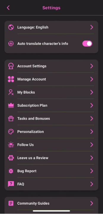 Go to Settings