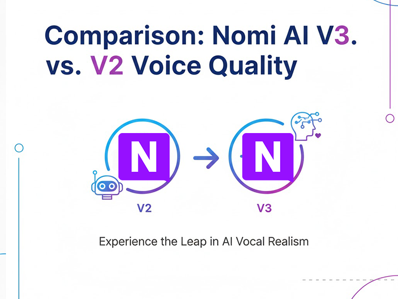 Comparison: Nomi AI V3 vs. V2 Voice Quality