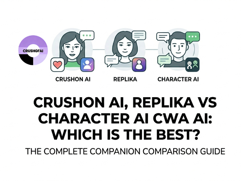 CrushOn AI vs Replika vs Character AI Which AI Chat Assistant Is Best