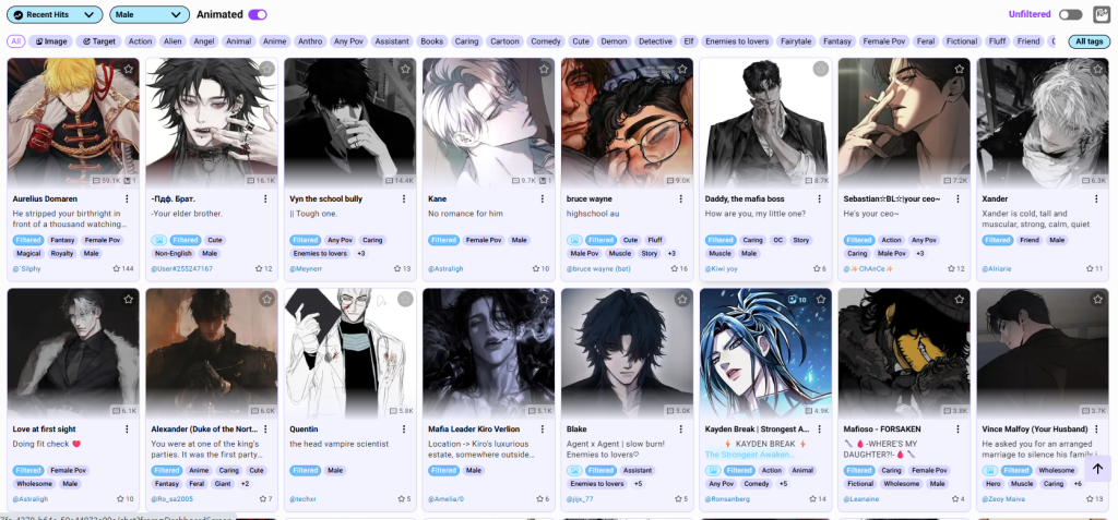 How to unfilter CrushOn AI NSFW Character AI chat?