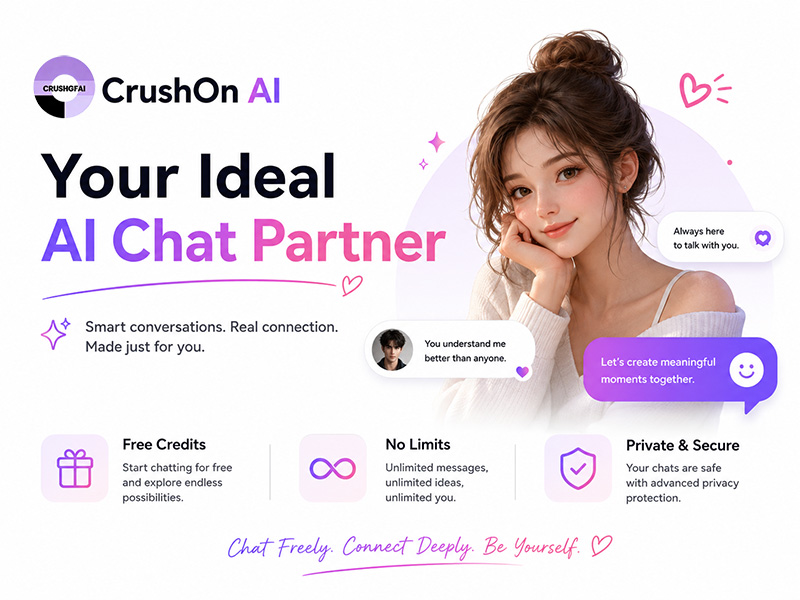 CrushOn AI Your Ideal AI Chat Partner – Free Credits, No Limits